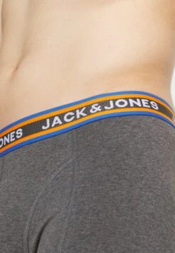 Jack & Jones Jacmyle Trunks 3 Pack - Onderbroeken - Orange/Grey/Black -Jack & Jones 736b2765c304449986eb6f40ead29c0e