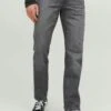 Jack & Jones Straight Leg Jeans - Grey Denim