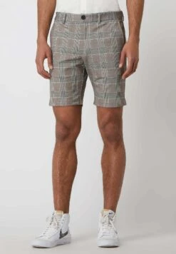 Jack & Jones Regular Fit Mit Stretch-Anteil Modell 'Phil' - Shorts - Dunkelgrau
