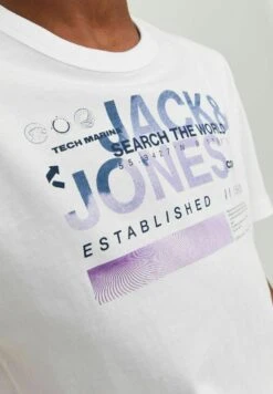 Jack & Jones Junior Logo - T-Shirt Print - White -Jack & Jones 751efed50dcd45bcafac3d17091436ec