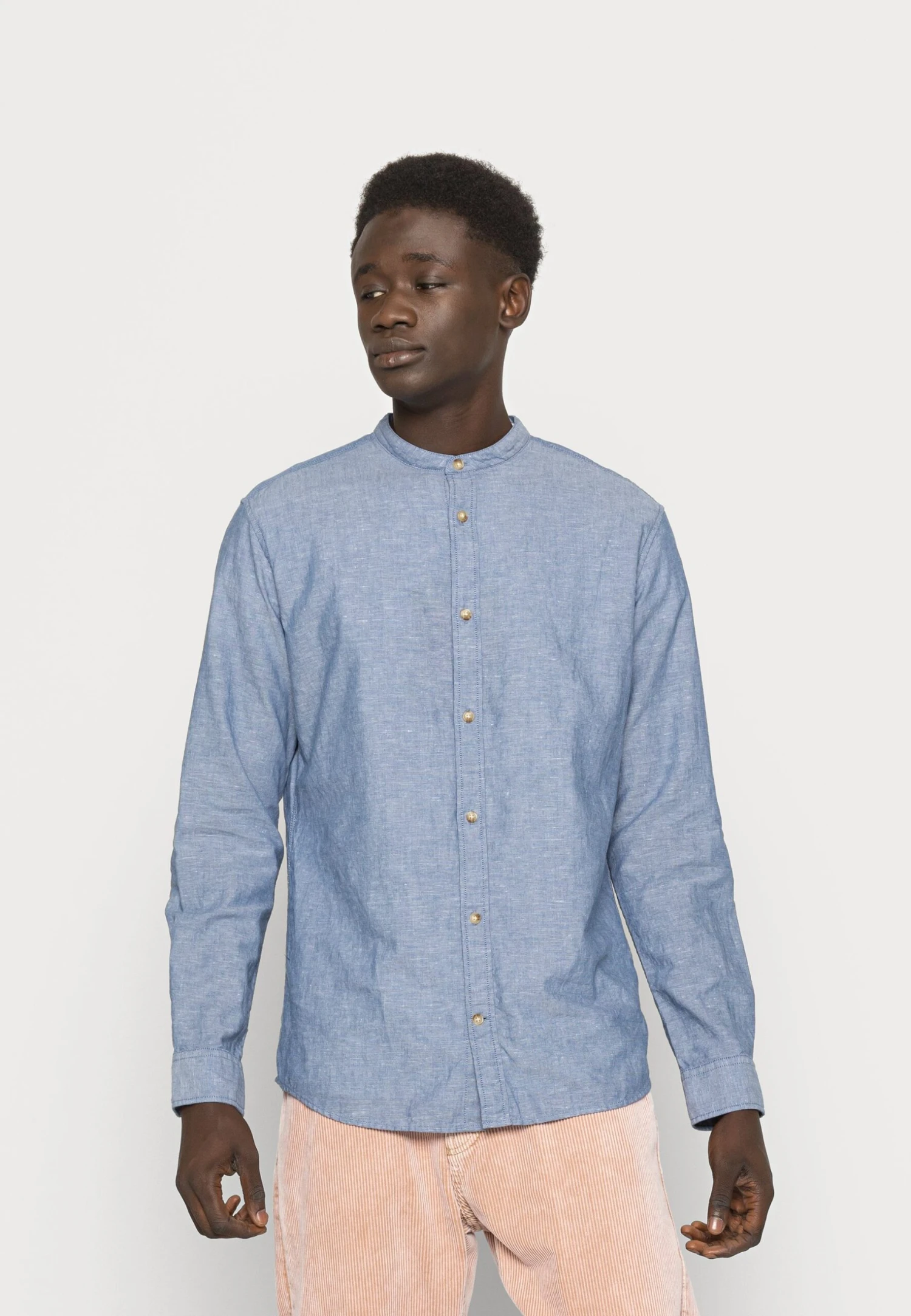 JACK&JONES Premium Jjesummer Band - Overhemd - Faded Denim 1 JACK&JONES Premium Jjesummer Band - Overhemd - Faded Denim