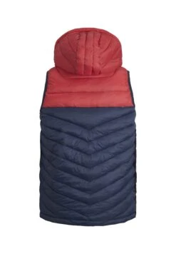 Jack & Jones Junior Jjehero Bodywarmer Hood- Bodywarmer - Navy Blazer/Blocking -Jack & Jones 7956442a8b664225b82963dbb14d4c7e
