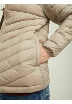 Jack & Jones Wattierte Leichte Kapuzen - Winterjas - Crockery -Jack & Jones 7999cdb098d94139a24357f8fdef4a26