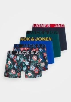 Jack & Jones Jacbird Trunks 5 Pack - Onderbroeken - Deep Teal -Jack & Jones 799b3cb286a24af082a91d10497be7c2