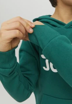 Jack & Jones Junior Jjecorp Logo- Hoodie - Storm -Jack & Jones 7c832bf3fd55402fb27ade6b28ea4760