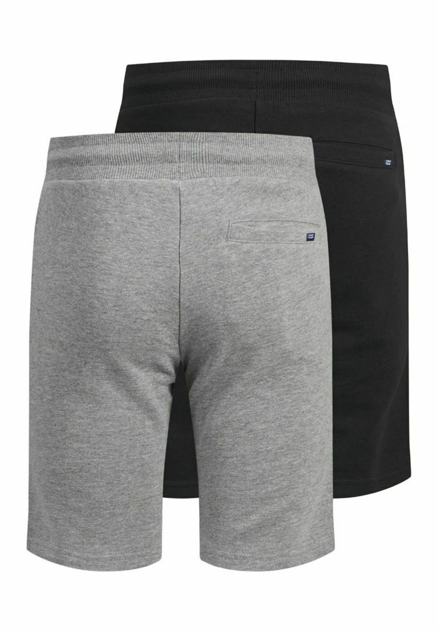 Jack & Jones Junior 2 Pack - Shorts - Light Grey Melange 5 Jack & Jones Junior 2 Pack - Shorts - Light Grey Melange - Afbeelding 5