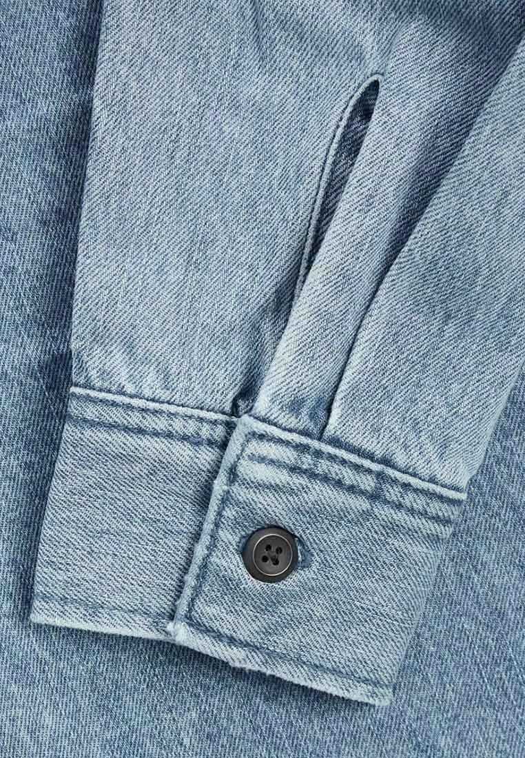 Jack & Jones Overhemd - Light Blue Denim 4 Jack & Jones Overhemd - Light Blue Denim - Afbeelding 4