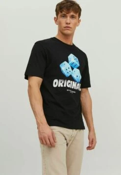 Jack & Jones Print - T-Shirt Print - Black