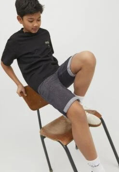 Jack & Jones Junior Jjirick Jjioriginal- Jeansshort - Black Denim -Jack & Jones 7ed9402878ba44ffb659ca463398004a