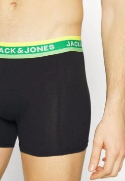 Jack & Jones Jacmiami Trunks 3 Pack - Onderbroeken - Jolly Green/Black -Jack & Jones 7f1cddb389e144f8bdf09cc75a01f0ca