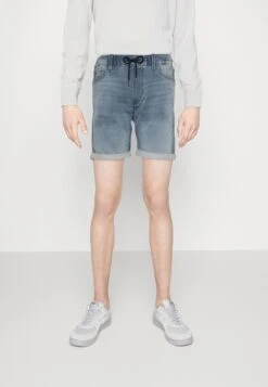 Jack & Jones Jjirick Jjicon Elast - Jeansshort - Blue Denim