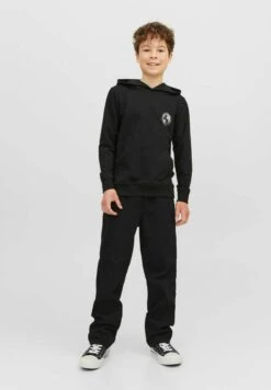 Jack & Jones Junior Chris Original Mf 758 - Straight Leg Jeans - Black Denim