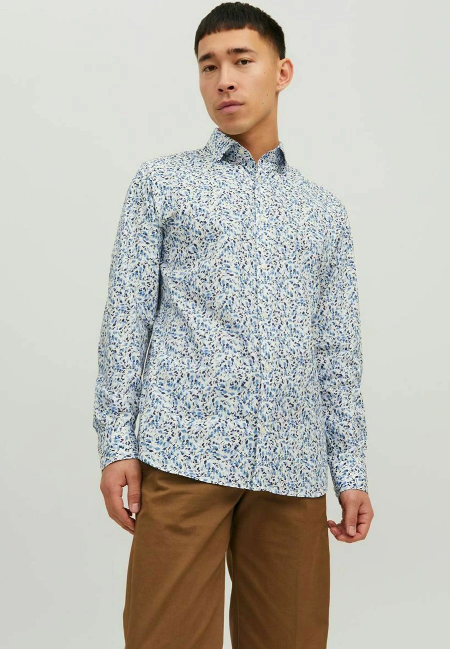 JACK&JONES Premium Print - Overhemd - Blue Mirage 1 JACK&JONES Premium Print - Overhemd - Blue Mirage