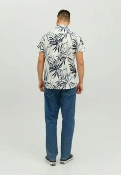 Jack & Jones Kurzarm All-Over-Print 2 Pack - Overhemd - Navy Blazer -Jack & Jones 83ad3592e56e4fd5b7694b7f79c24564