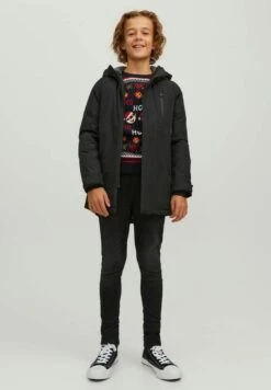 Jack & Jones Junior Jungen Liam Original - Slim Fit Jeans - Black Denim