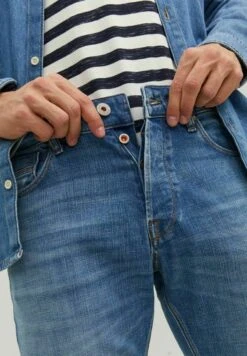 Jack & Jones Mike Wood Jos 381 - Straight Leg Jeans - Blue Denim -Jack & Jones 84bf3d63d59847b1a50de8dba526c4bc