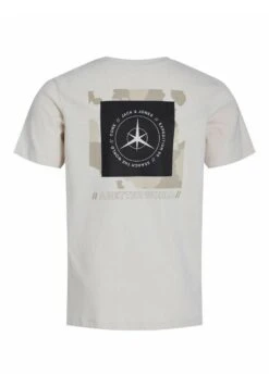 Jack & Jones Junior T-Shirt Print - Moonbeam -Jack & Jones 84d7818852cc4a35ac9514313802127b