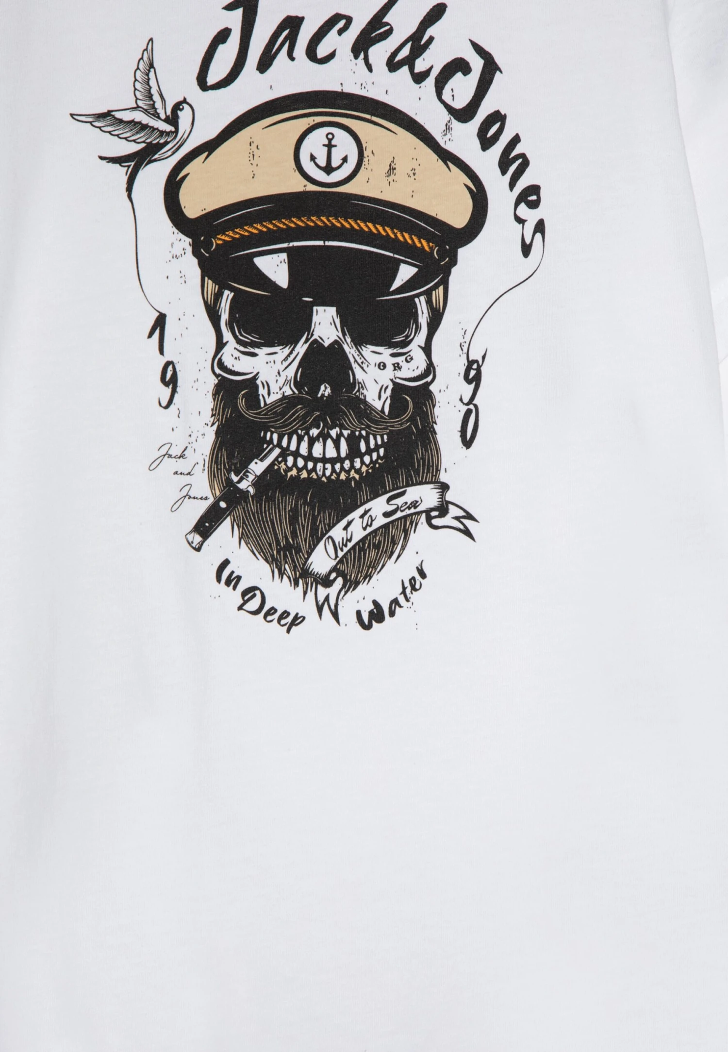 Jack & Jones Junior Jorroxbury Tee Crew Neck - T-Shirt Print - Bright White 3 Jack & Jones Junior Jorroxbury Tee Crew Neck - T-Shirt Print - Bright White - Afbeelding 3