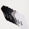 Jack & Jones Jacmix Solid Short Sock 7 Pack - Sokken - Black/White