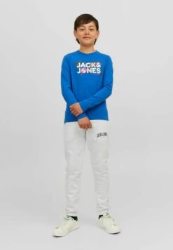 Jack & Jones Junior Trainingsbroek - White Melange
