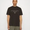 JACK&JONES Premium Jprccmason Tee Crew Neck - T-Shirt Print - Black