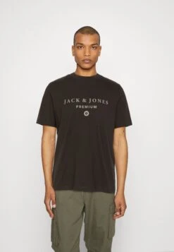 JACK&JONES Premium Jprccmason Tee Crew Neck - T-Shirt Print - Black
