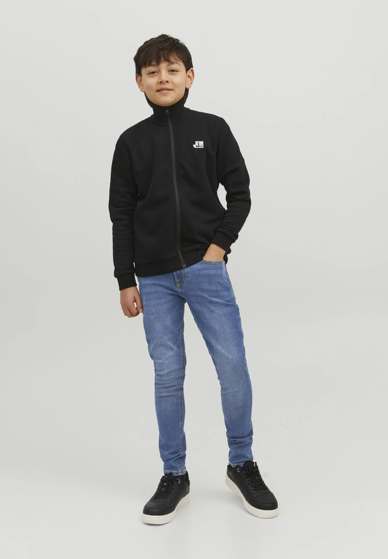 Jack & Jones Junior Jjiliam Jjoriginal Jnr - Jeans Skinny Fit - Blue Denim 1 Jack & Jones Junior Jjiliam Jjoriginal Jnr - Jeans Skinny Fit - Blue Denim