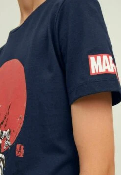 Jack & Jones Junior Marvel - T-Shirt Print - Navy Blazer -Jack & Jones 899f7e8fd9dc4346b2f81ef4e8dde0b0