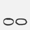 Jack & Jones Jacbraid And Beads Bracelet 2 Pack - Armband - Black