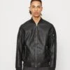 Jack & Jones Jjrocky Bomber - Imitatieleren Jas - Black