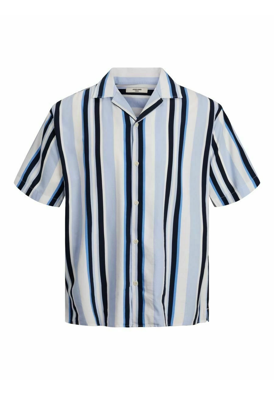 JACK&JONES Premium Kurzarm- Overhemd - Cashmere Blue 1 JACK&JONES Premium Kurzarm- Overhemd - Cashmere Blue