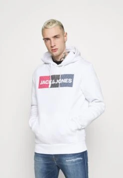 Jack & Jones Ecorp Logo Noos - Hoodie - White