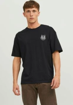 Jack & Jones Crew Neck - T-Shirt Print - Black -Jack & Jones 8c6d7070d0bf4616aa6bfa2bf5ddd173