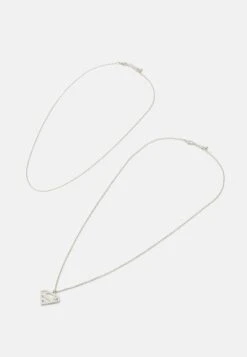 Jack & Jones Pendant Superman 2 Pack - Ketting - Silver-Coloured