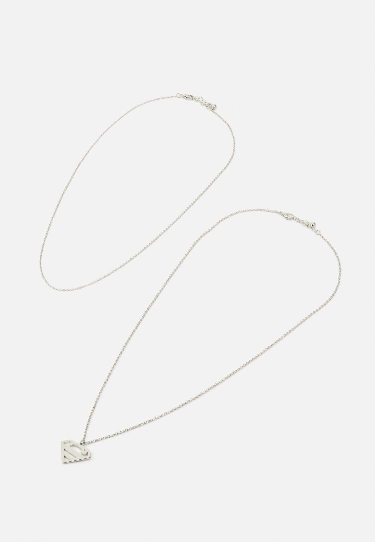 Jack & Jones Pendant Superman 2 Pack - Ketting - Silver-Coloured 1 Jack & Jones Pendant Superman 2 Pack - Ketting - Silver-Coloured