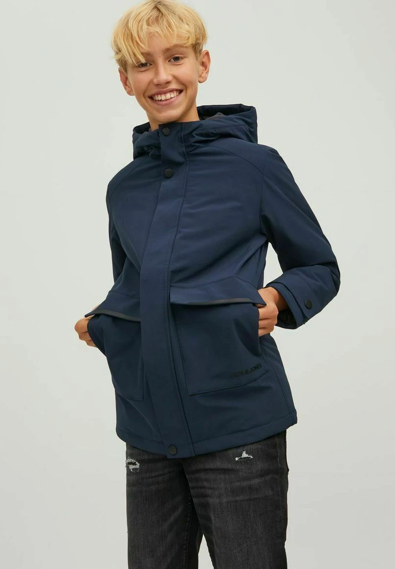 Jack & Jones Junior Dehnbare - Winterjas - Navy Blazer 2 Jack & Jones Junior Dehnbare - Winterjas - Navy Blazer - Afbeelding 2