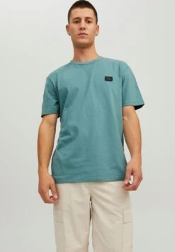 Jack & Jones Jcoclassic Waffle Badge Tee - T-Shirt Basic - Trellis