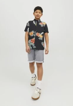 Jack & Jones Junior Jjirick Jjioriginal - Jeansshort - Grey Denim