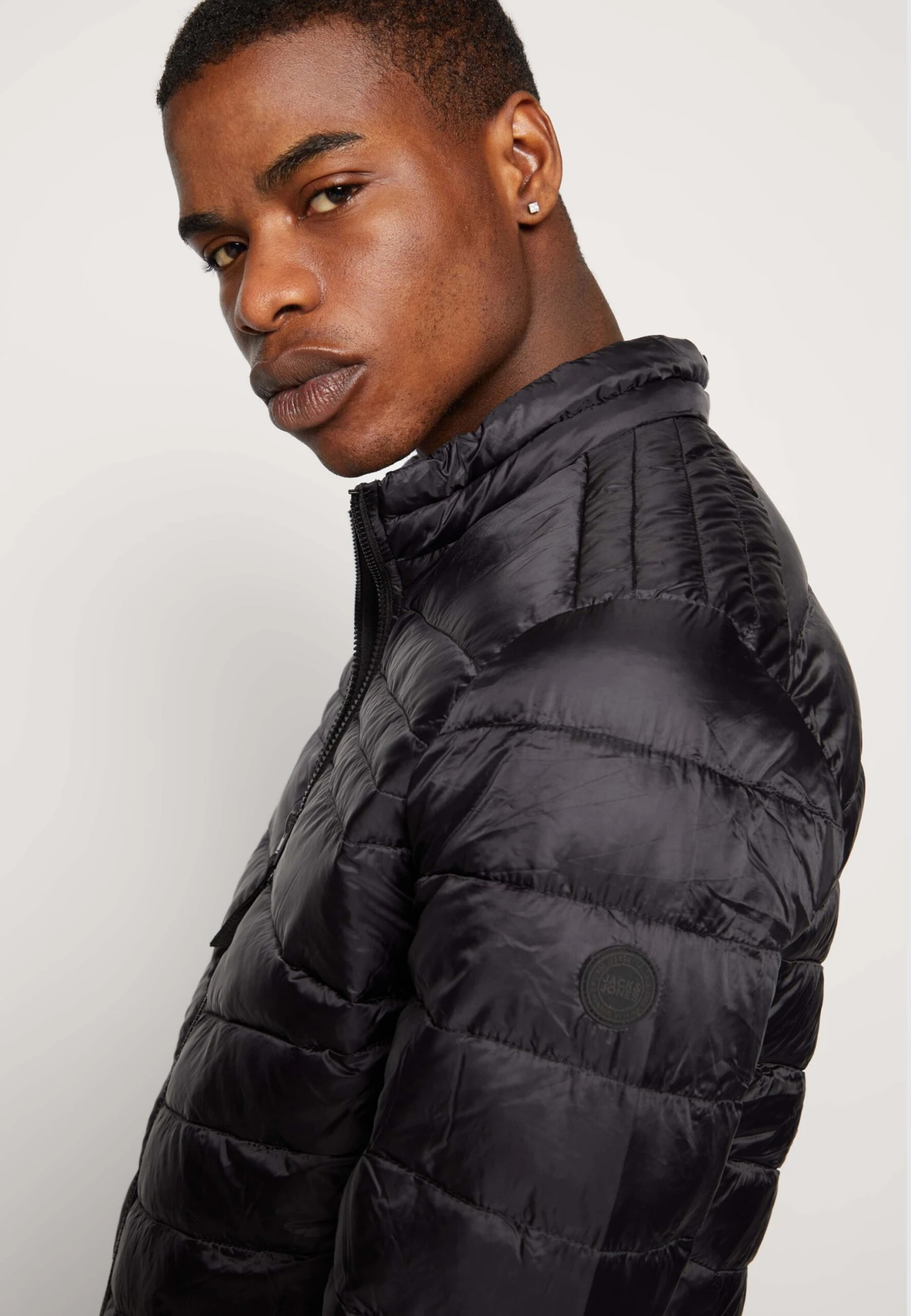 Jack & Jones Jjehero Puffer Collar - Jas - Black 5 Jack & Jones Jjehero Puffer Collar - Jas - Black - Afbeelding 5