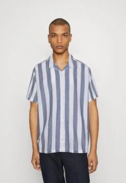 Jack & Jones Jprsummer Stripe Resort - Overhemd - Navy Blazer