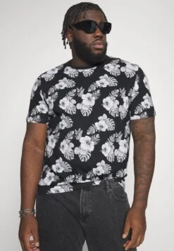 Jack & Jones Jjtropicana Tee Crew Neck - T-Shirt Print - Black -Jack & Jones 93bc77bef0154eafa97c7b85128e662c