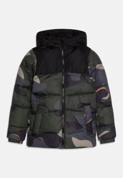 Jack & Jones Junior Jjchili Puffer Hood - Winterjas - Black