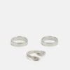 Jack & Jones Jacsnake 3 Pack - Ring - Silver Colour