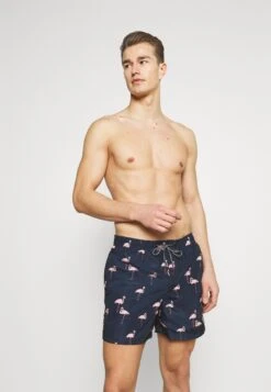 Jack & Jones Jjibali Jjswim Safari - Zwemshorts - Navy Blazer