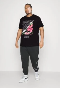 Jack & Jones Jorbooster Tee Crew Neck - T-Shirt Print - Black -Jack & Jones 9598d8dd12b04c66a5f59ab9c6f94ba3