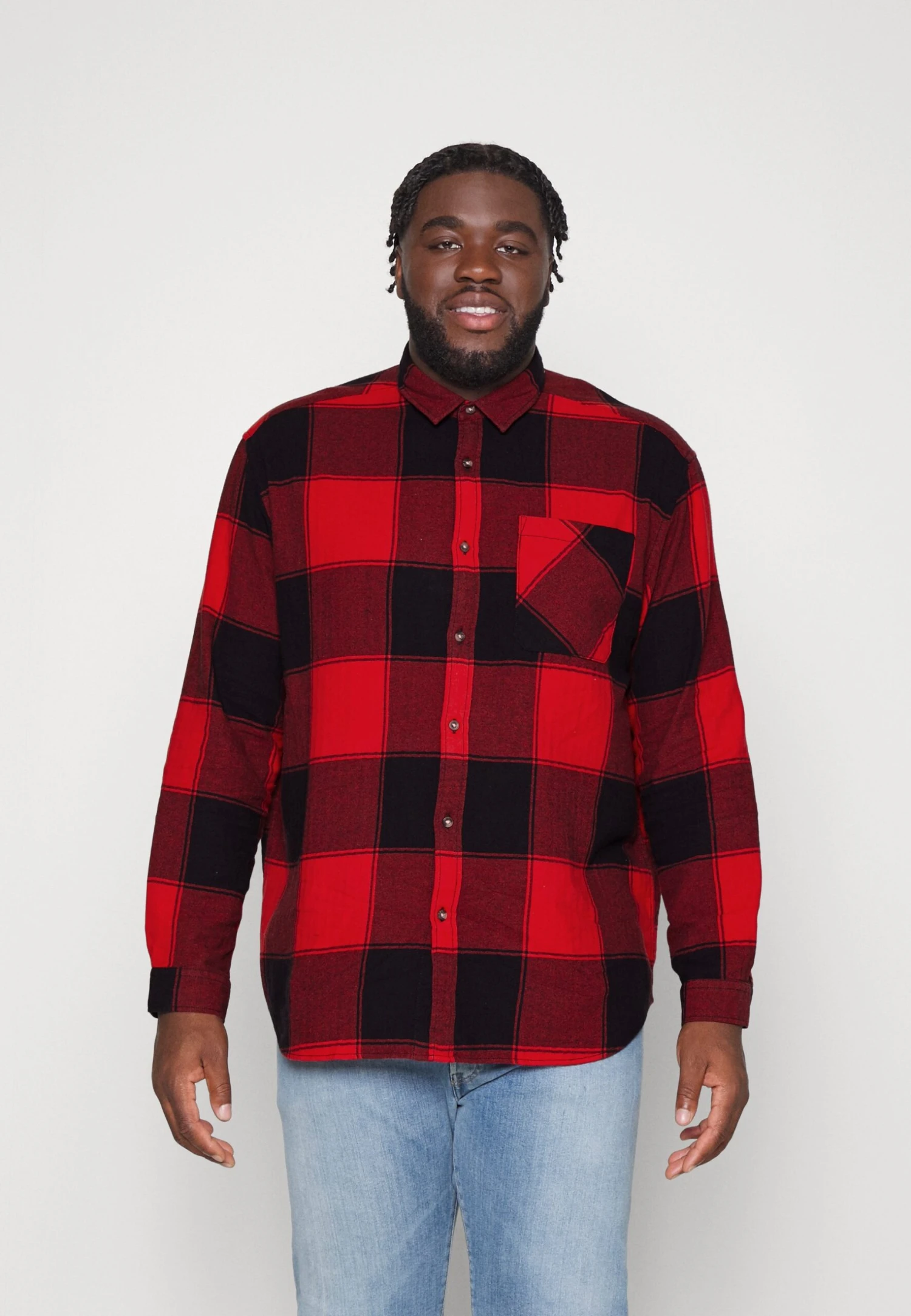 Jack & Jones Jorowen Check Comfort Shirt - Overhemd - Roccoco Red 1 Jack & Jones Jorowen Check Comfort Shirt - Overhemd - Roccoco Red