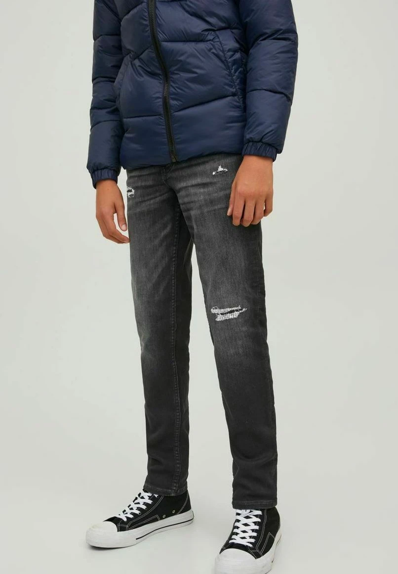 Jack & Jones Junior Glenn Icon Indigo - Slim Fit Jeans - Black Denim 2 Jack & Jones Junior Glenn Icon Indigo - Slim Fit Jeans - Black Denim - Afbeelding 2