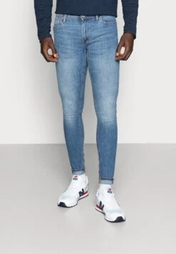 Jack & Jones Jjitom Jjoriginal Super Skinny Fit - Jeans Skinny Fit - Blue Denim