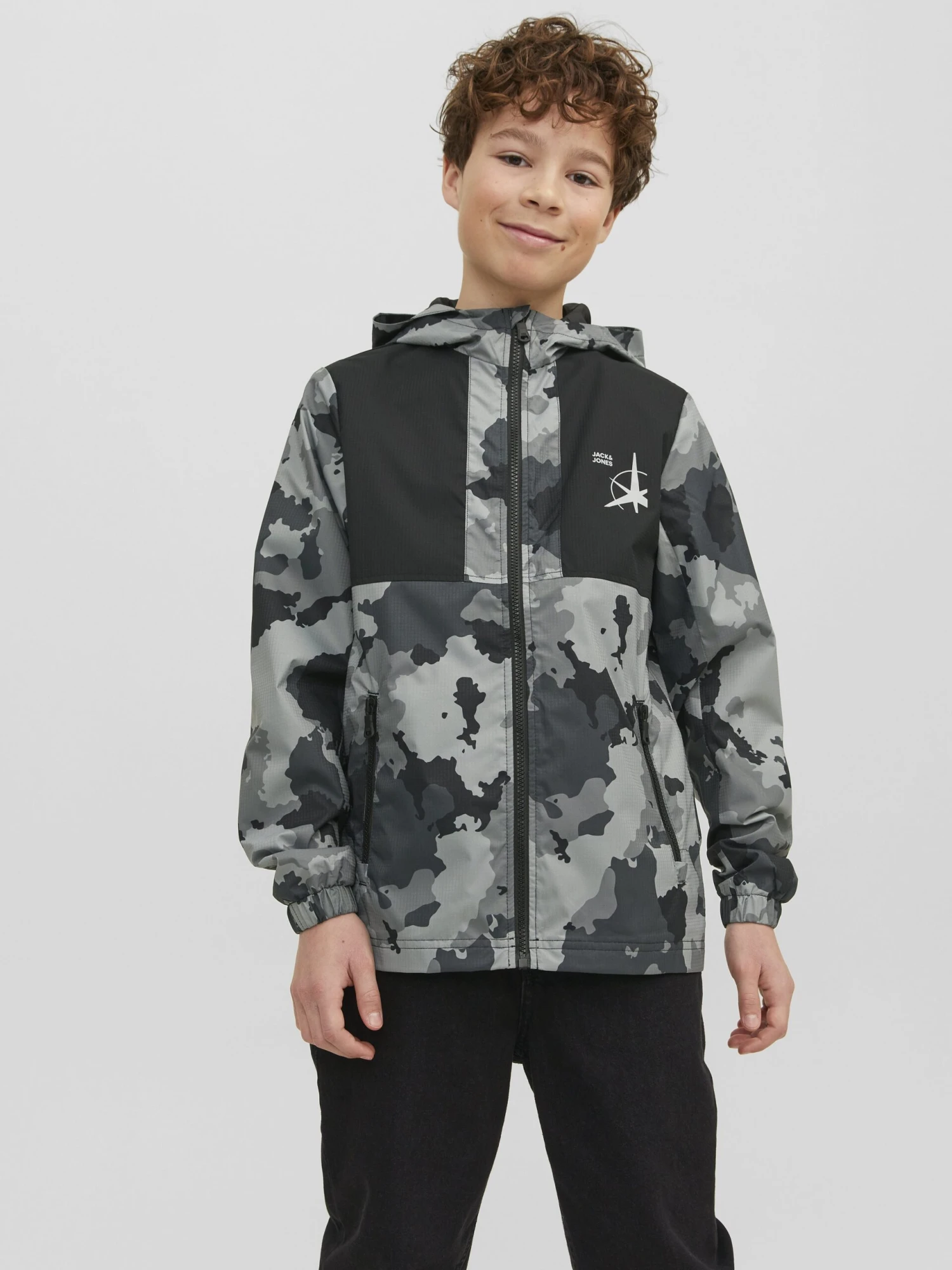 Jack & Jones Junior Jcofilo Jnr - Jas - Asphalt 1 Jack & Jones Junior Jcofilo Jnr - Jas - Asphalt