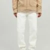 Jack & Jones Comfort FitMike Cj 372 Lid - Straight Leg Jeans - Ecru